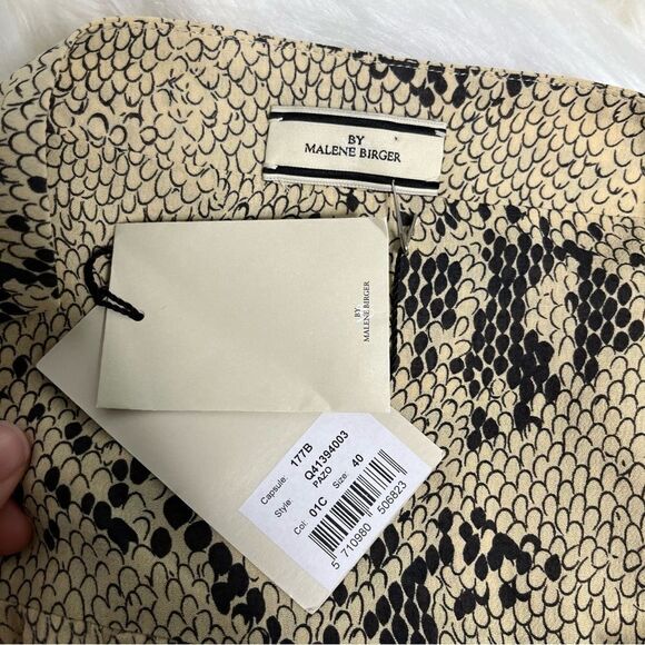 Snake print wrap style dress by Malene birger - Picture 6 of 8